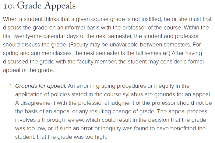 乔治城大学申诉