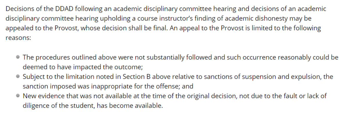 伊利诺伊理工学院申诉