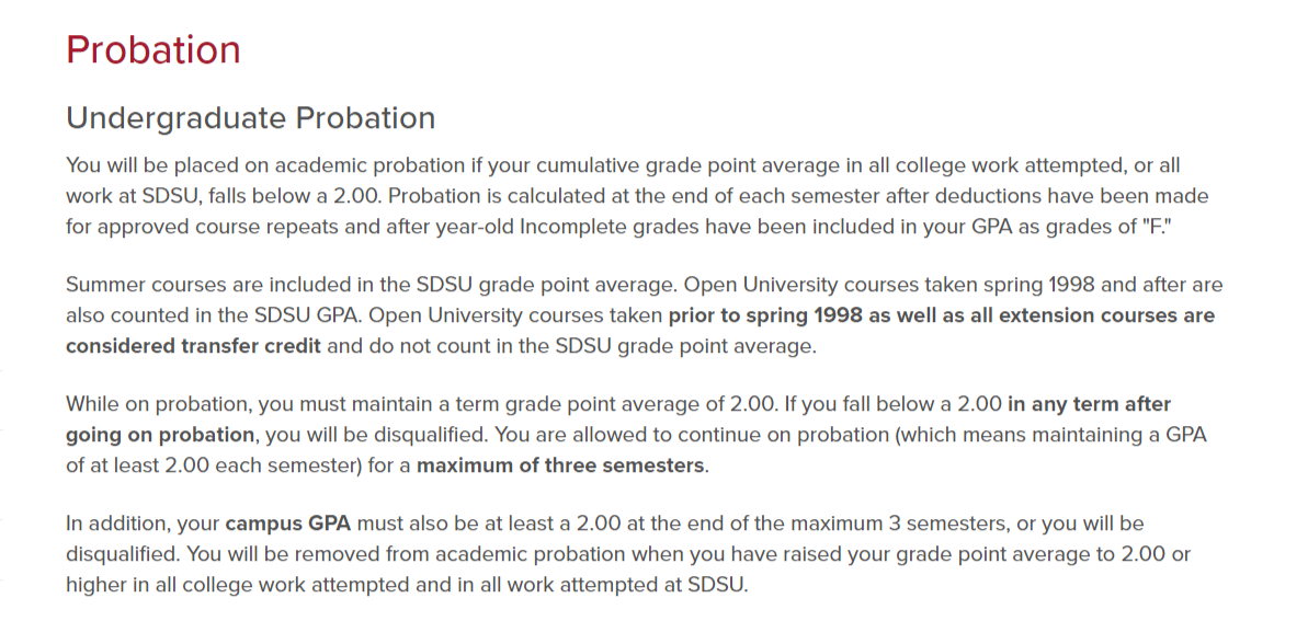 圣地亚哥州立大学停学