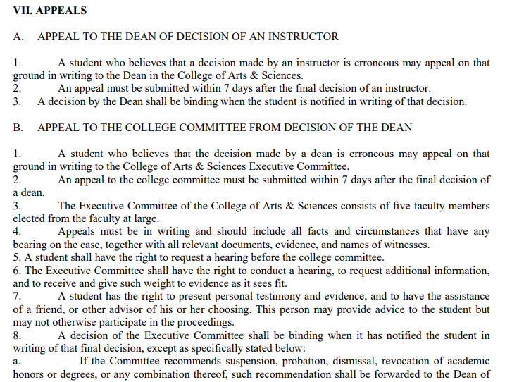 塔尔萨大学申诉