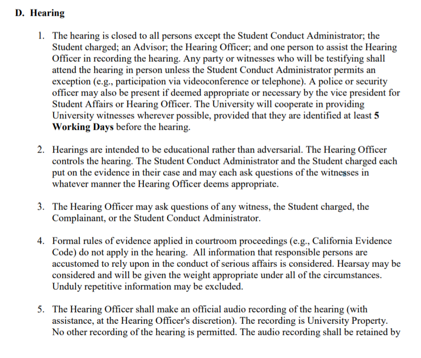 圣地亚哥州立大学申诉