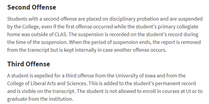 爱荷华大学申诉