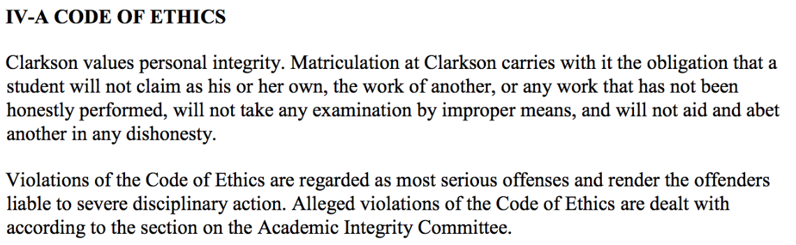 克拉克森大学申诉