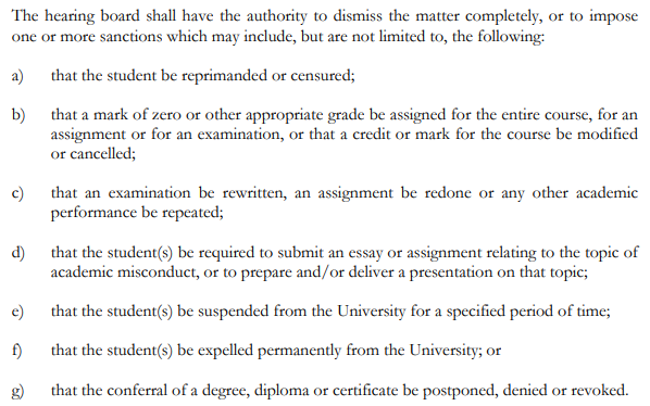 萨斯喀彻温大学申诉
