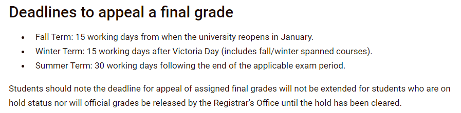 曼尼托巴大学申诉